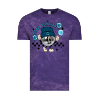 Cloud Purple happy new year disco ball Vintage Tee - MaliasSmallBusiness