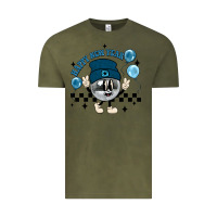 Vintage Olive happy new year disco ball Vintage Tee - MaliasSmallBusiness