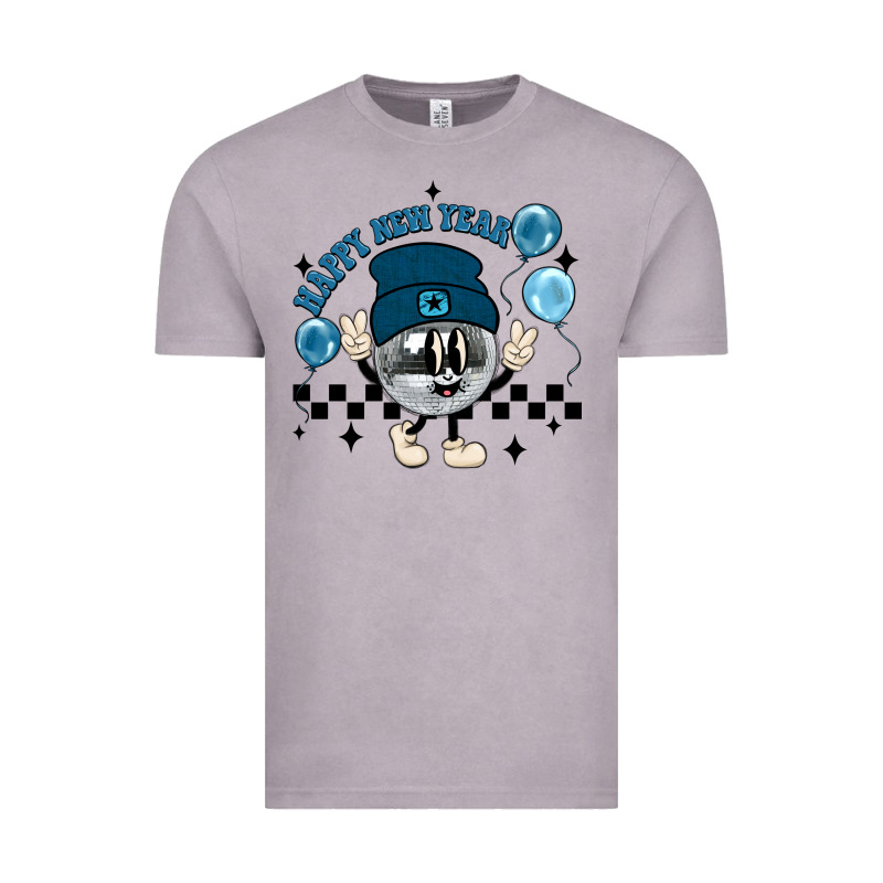 Happy New Year Disco Ball Vintage Tee by MaliasSmallBusiness | Teevron