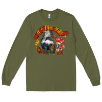 Army Green It's Fall Y'all Skunk Long Sleeve Tee - LillyAllenDesigns