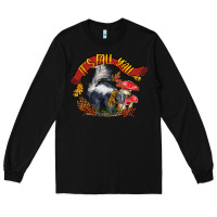 Black It's Fall Y'all Skunk Long Sleeve Tee - LillyAllenDesigns
