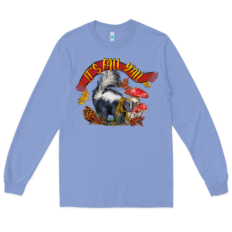 It's Fall Y'all Skunk Long Sleeve Tee by LillyAllenDesigns | Teevron