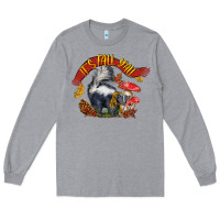 Heather Grey It's Fall Y'all Skunk Long Sleeve Tee - LillyAllenDesigns