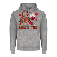 Cloud Rock oh sip its a girls trip Vintage Hoodie - NancyCooperArtShop