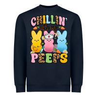 Navy chillin' with my peeps nurse Heavyweight Sweatshirt - Artiststas