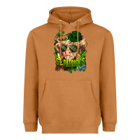 Meerkat St. Patrick's Day Cow Heavyweight Hoodie - HowdyJamesFarm