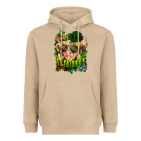 Mushroom St. Patrick's Day Cow Heavyweight Hoodie - HowdyJamesFarm