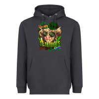 Smoke St. Patrick's Day Cow Heavyweight Hoodie - HowdyJamesFarm
