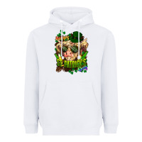 White St. Patrick's Day Cow Heavyweight Hoodie - HowdyJamesFarm