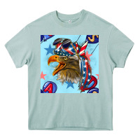 Arona mullet eagle with balloon seamless pattern Heavy Core Tee - BundleAndBundleShop