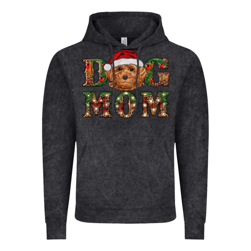 Christmas  Toy Poodle Dog Mom Vintage Hoodie by RanaPortraitStore | Teevron
