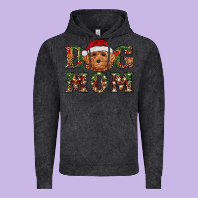 Christmas  Toy Poodle Dog Mom Vintage Hoodie Designed By Ranaportraitstore