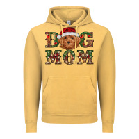 Vintage Mustard christmas  toy poodle dog mom Vintage Hoodie - RanaPortraitStore