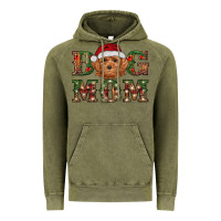 Vintage Olive christmas  toy poodle dog mom Vintage Hoodie - RanaPortraitStore