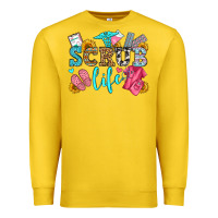 Lemon scrub life olivia Premium Sweatshirt - OliviaCreatesArt