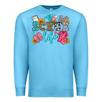 Ocean Blue scrub life olivia Premium Sweatshirt - OliviaCreatesArt