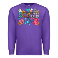 Purple scrub life olivia Premium Sweatshirt - OliviaCreatesArt