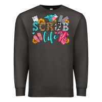 Smoke scrub life olivia Premium Sweatshirt - OliviaCreatesArt