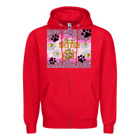 Red life is better with a cat Zipper Hoodie - TumblerDesignByShophia
