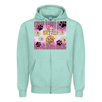 Life Is Better With A Cat Zipper Hoodie | Teevron