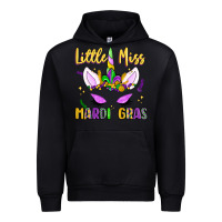 Black little miss mardi gras Urban Hoodie - LillyAllenDesigns
