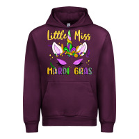 Mauve Wine little miss mardi gras Urban Hoodie - LillyAllenDesigns