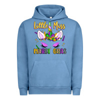 Pigment Pebble Blue little miss mardi gras Urban Hoodie - LillyAllenDesigns