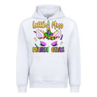 White little miss mardi gras Urban Hoodie - LillyAllenDesigns