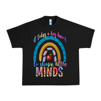 Black it takes a big heart to shape little Urban Heavy Tee - NancyCooperArtShop