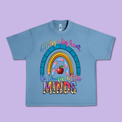It Takes A Big Heart To Shape Little Urban Heavy Tee Designed By Nancycooperartshop