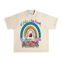 Sandshell it takes a big heart to shape little Urban Heavy Tee - NancyCooperArtShop