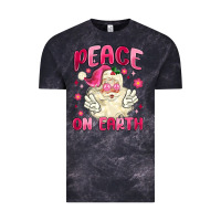 Cloud Black peace on earth Vintage Tee - MaliasSmallBusiness