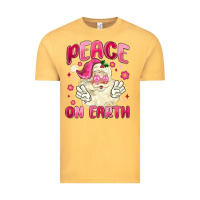 Vintage Mustard peace on earth Vintage Tee - MaliasSmallBusiness