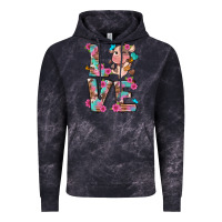 Cloud Black love little cute cow Vintage Hoodie - NancyCooperArtShop