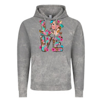 Cloud Rock love little cute cow Vintage Hoodie - NancyCooperArtShop