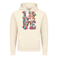 Vintage Artic love little cute cow Vintage Hoodie - NancyCooperArtShop