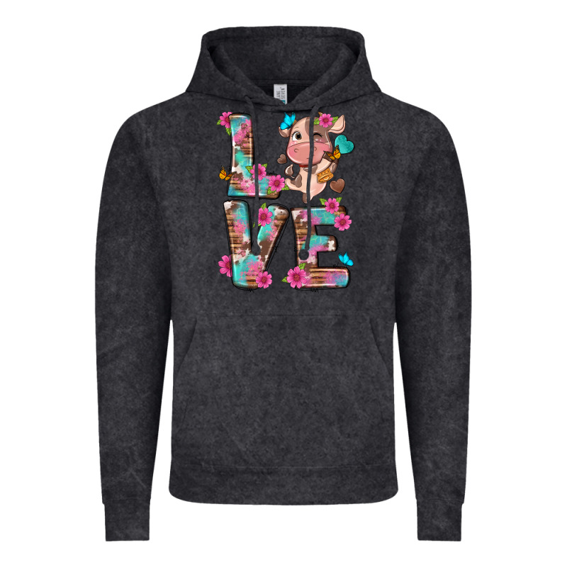 Love Little Cute Cow Vintage Hoodie by NancyCooperArtShop | Teevron