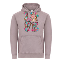 Vintage Zinc love little cute cow Vintage Hoodie - NancyCooperArtShop