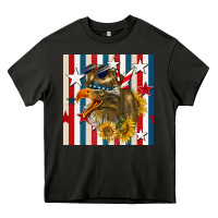 Asphalt mullet eagle seamless pattern Heavy Core Tee - BundleAndBundleShop