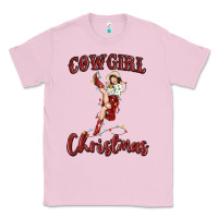Bubblegum Pink cowgirl christmas Classic Tee - MaliasSmallBusiness