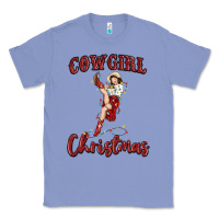 Colony Blue cowgirl christmas Classic Tee - MaliasSmallBusiness