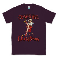 Plum cowgirl christmas Classic Tee - MaliasSmallBusiness