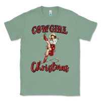 Sage cowgirl christmas Classic Tee - MaliasSmallBusiness