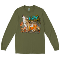 Wild About Fall Coyote Long Sleeve Tee | Teevron