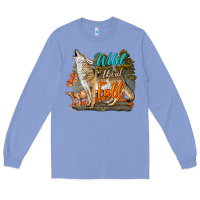 Colony Blue Wild About Fall Coyote Long Sleeve Tee - LillyAllenDesigns