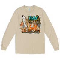 Mushroom Wild About Fall Coyote Long Sleeve Tee - LillyAllenDesigns