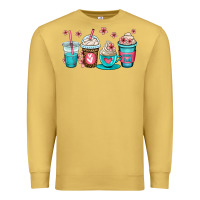 Antique Gold mom fuel coffee cups Premium Sweatshirt - OliviaCreatesArt