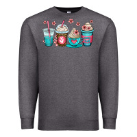 Charcoal Heather mom fuel coffee cups Premium Sweatshirt - OliviaCreatesArt