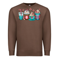 Chestnut mom fuel coffee cups Premium Sweatshirt - OliviaCreatesArt