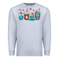 Heather Grey mom fuel coffee cups Premium Sweatshirt - OliviaCreatesArt